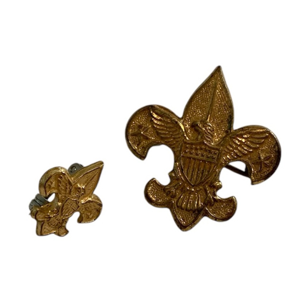 2 - Vintage Boy Scout Tenderfoot Mothers’ Pins